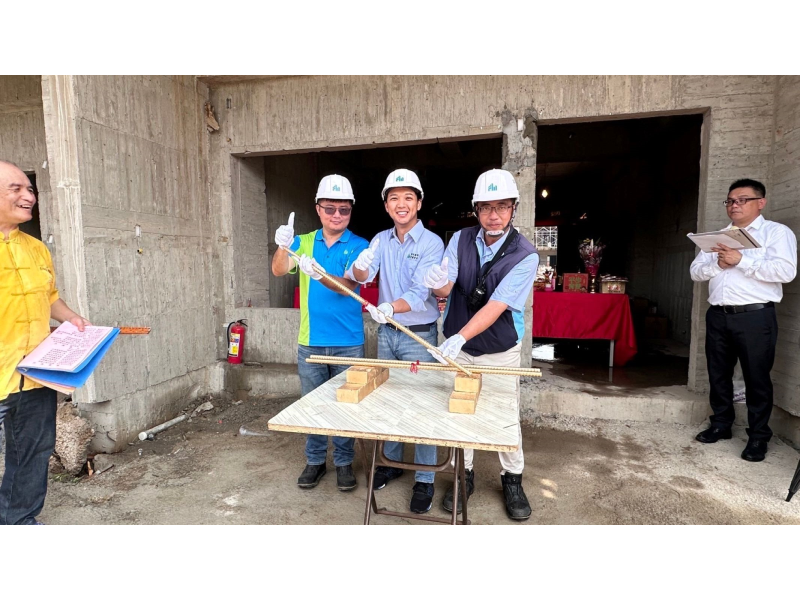 富旺(6219)「鈺時代」及「華時代S區」上樑， 拚2025年第2季完工，喜迎交屋旺季，有望增添富旺營運成長動能。圖中為富旺副總經理林祐任。